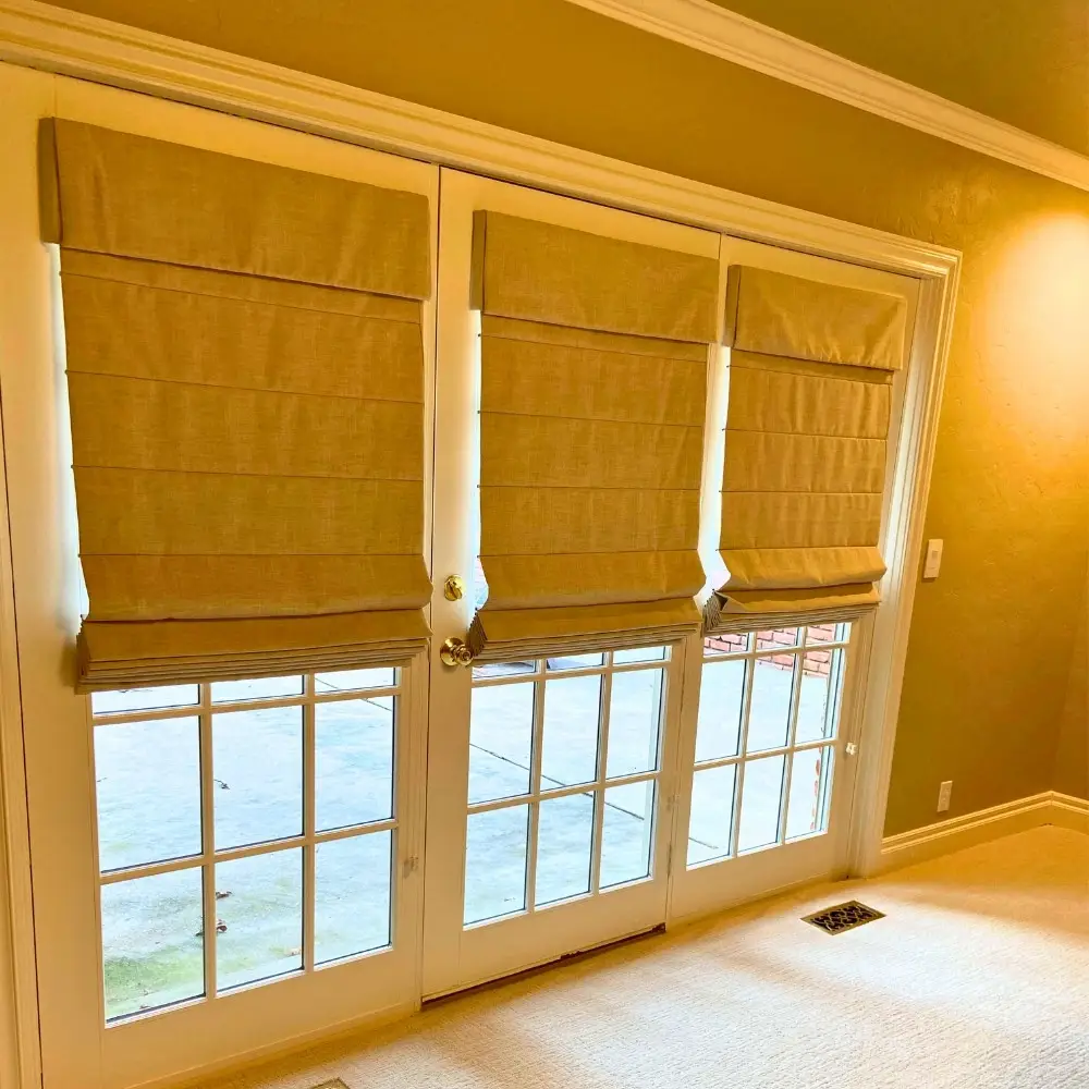roman-shades-double-doors-neutral